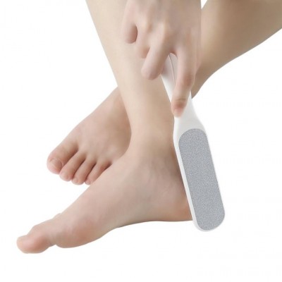 PP Handle 430 Stainless Steel Double-sided Design of Three-dimensional Convex Point Foot Dead Skin Remober Foot Grinder Brush